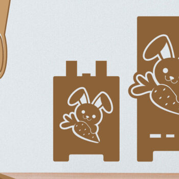 Intra απο ξύλο plywood  Χρώμα wenge 3mm-4mm πάχος - Πασχαλινό Τηλεφωνικό Σταντ | Πασχαλινή θήκη τηλεφώνου Δίασταση 5x7 cm INTRAFABR-123823832 - Image 1