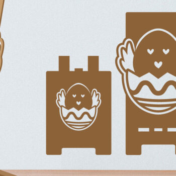 Intra απο ξύλο plywood  Χρώμα wenge 3mm-4mm πάχος - Πασχαλινό Τηλεφωνικό Σταντ | Πασχαλινή θήκη τηλεφώνου Δίασταση 5x7 cm INTRAFABR-123823839 - Image 1