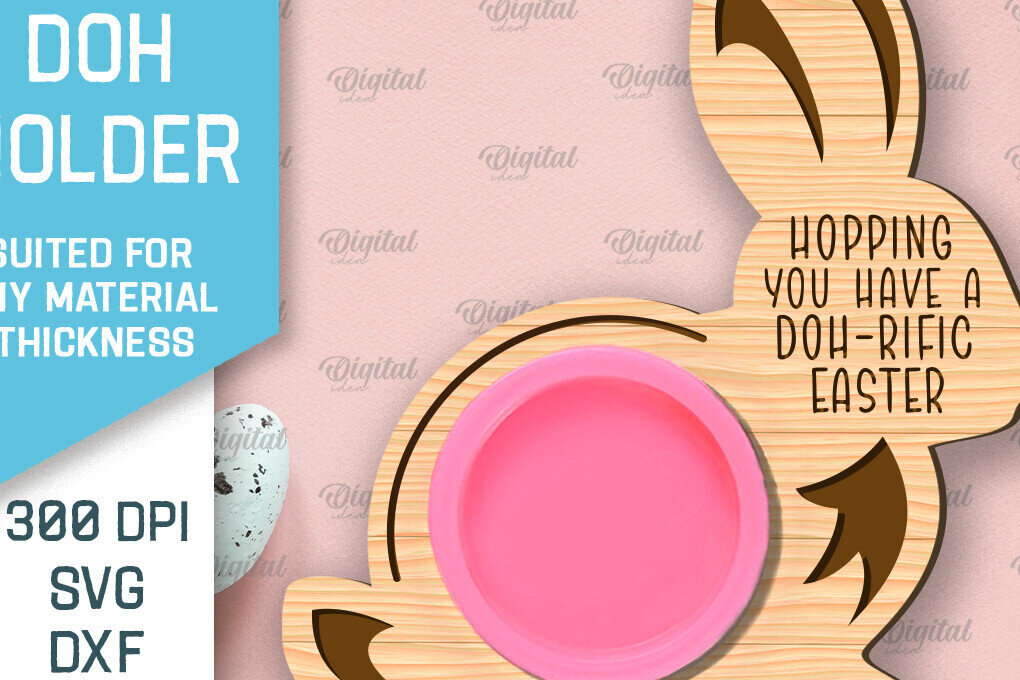 Intra απο ξύλο plywood  Χρώμα wenge 3mm-4mm πάχος - Πασχαλινό παιχνίδι Doh Holder Δίασταση 15x15 cm INTRAFABR-123823858