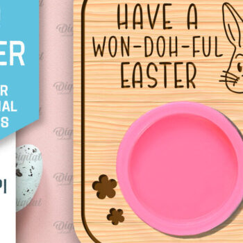 Intra απο ξύλο plywood  Χρώμα wenge 3mm-4mm πάχος - Πασχαλινό παιχνίδι Doh Holder Δίασταση 15x15 cm INTRAFABR-123773562 - Image 1