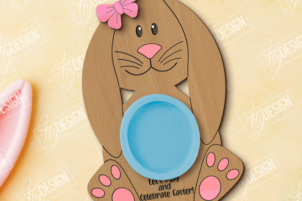 Intra απο ξύλο plywood  Χρώμα wenge 3mm-4mm πάχος - Δωροκάρτα Πασχαλινής Ζύμης | CNC Δίασταση 15x15 cm INTRAFABR-97919496