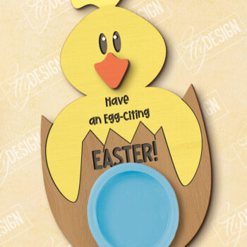 Intra απο ξύλο plywood  Χρώμα wenge 3mm-4mm πάχος - Δωροκάρτα Πασχαλινής Ζύμης | CNC Δίασταση 15x15 cm INTRAFABR-97801192 - Image 1