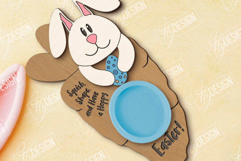 Intra απο ξύλο plywood  Χρώμα wenge 3mm-4mm πάχος - Δωροκάρτα Πασχαλινής Ζύμης | CNC Δίασταση 15x15 cm INTRAFABR-90818629