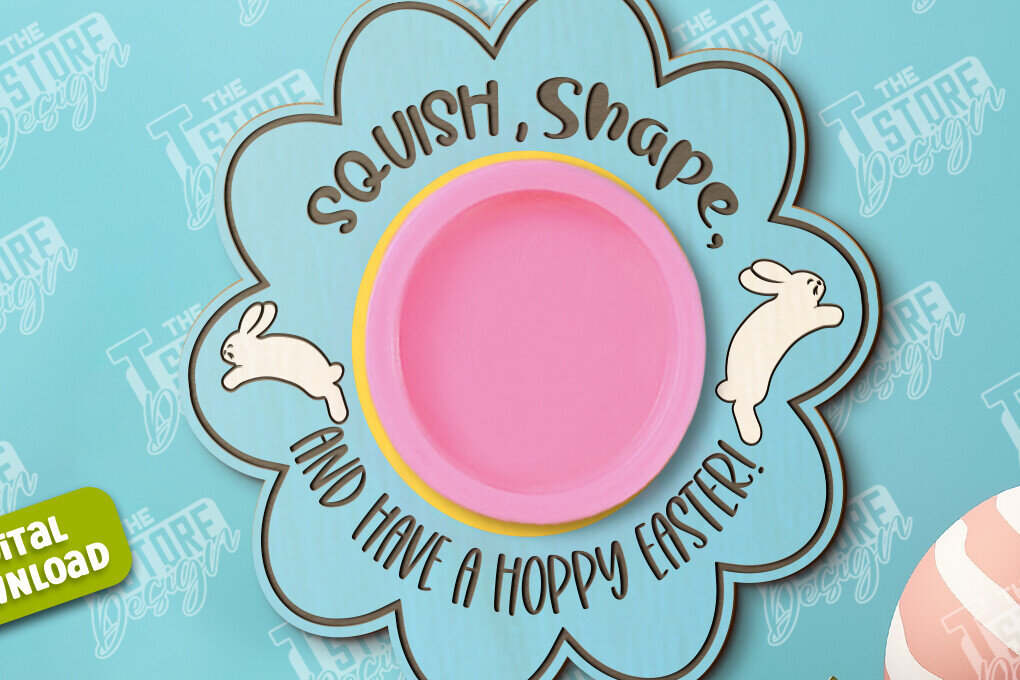 Intra απο ξύλο plywood  Χρώμα wenge 3mm-4mm πάχος - Δωροκάρτα Πασχαλινής Ζύμης | CNC Δίασταση 15x15 cm INTRAFABR-26354297