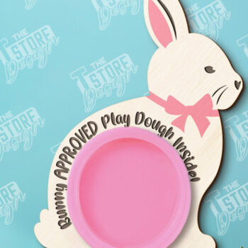 Intra απο ξύλο plywood  Χρώμα wenge 3mm-4mm πάχος - Δωροκάρτα Πασχαλινής Ζύμης | CNC Δίασταση 15x15 cm INTRAFABR-116586041 - Image 1