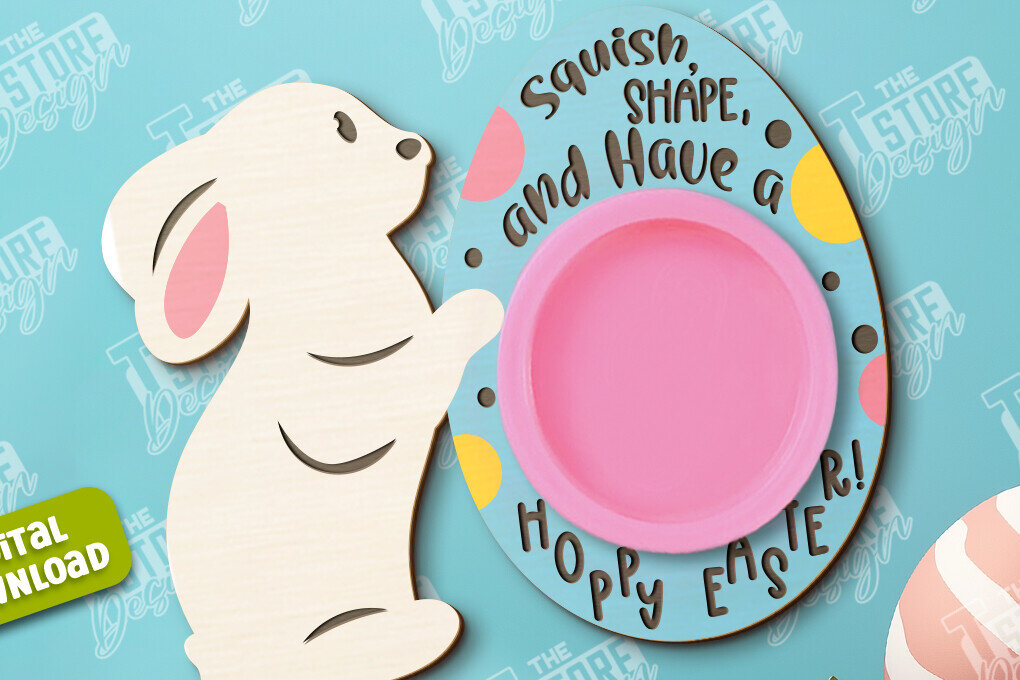 Intra απο ξύλο plywood  Χρώμα wenge 3mm-4mm πάχος - Δωροκάρτα Πασχαλινής Ζύμης | CNC Δίασταση 15x15 cm INTRAFABR-116586021