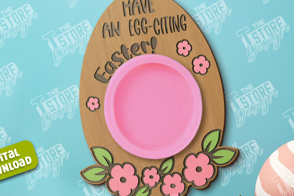 Intra απο ξύλο plywood  Χρώμα wenge 3mm-4mm πάχος - Δωροκάρτα Πασχαλινής Ζύμης | CNC Δίασταση 15x15 cm INTRAFABR-98523094