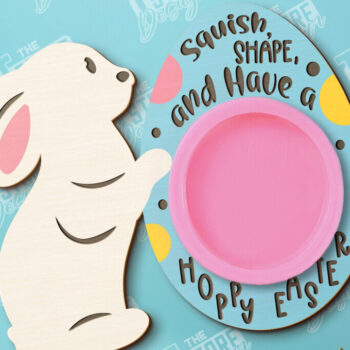 Intra απο ξύλο plywood  Χρώμα wenge 3mm-4mm πάχος - Πασχαλινό Πακέτο Δωροκάρτας Ζύμης |CNC Δίασταση 15x15 cm INTRAFABR-98523105 - Image 8