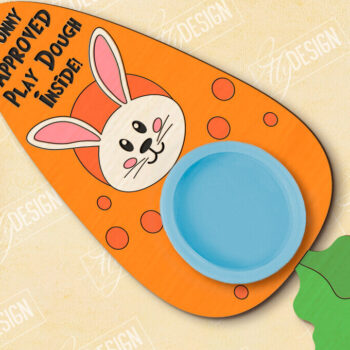 Intra απο ξύλο plywood Χρώμα wenge 3mm-4mm πάχος - Πασχαλινό Πακέτο Δωροκάρτας Ζύμης |CNC Δίασταση 15x15 cm INTRAFABR-98523113 - Image 4