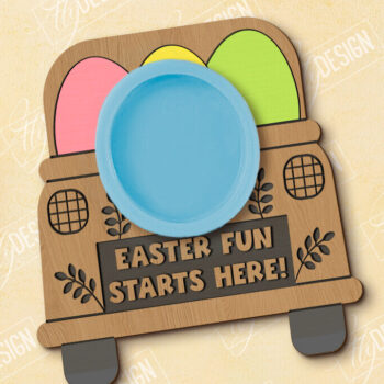 Intra απο ξύλο plywood Χρώμα wenge 3mm-4mm πάχος - Πασχαλινό Πακέτο Δωροκάρτας Ζύμης |CNC Δίασταση 15x15 cm INTRAFABR-98523113 - Image 8