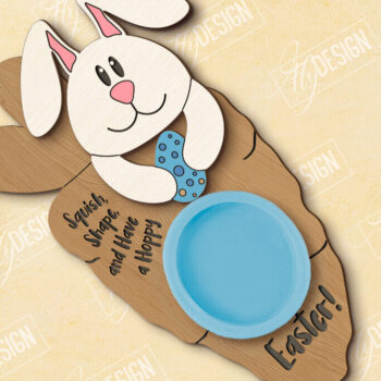 Intra απο ξύλο plywood Χρώμα wenge 3mm-4mm πάχος - Πασχαλινό Πακέτο Δωροκάρτας Ζύμης |CNC Δίασταση 15x15 cm INTRAFABR-98523113 - Image 11