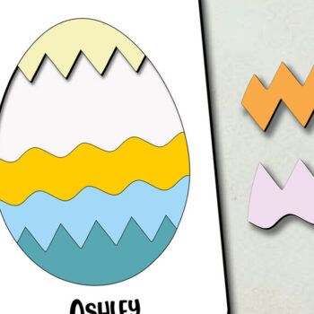 Intra απο ξύλο plywood Χρώμα wenge 3mm-4mm πάχος - Πασχαλινά κύματα παζλ από το Παιδικό παιχνίδι Δίασταση 15x15 cm INTRAFABR-102058665 - Image 1