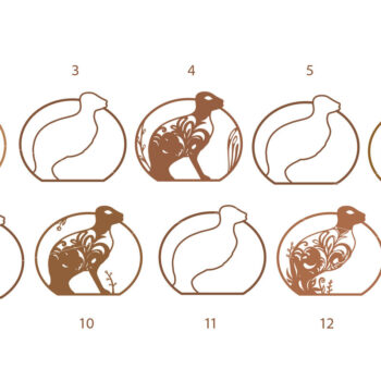 Intra απο ξύλο plywood Χρώμα wenge 3mm-4mm πάχος - ΠΑΣΧΑΛΙΝΟ ΚΟΥΝΕΛΙ Ξύλο λαγουδάκι με Δίασταση 11x11 cm INTRAFABR-84746259 - Image 10