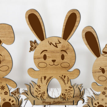 Intra απο ξύλο plywood Χρώμα wenge 3mm-4mm πάχος - ΣΕΤ ΑΥΓΟΘΗΚΕΣ ΠΑΣΧΑΛΙΝΩΝ ΚΟΥΝΕΛΙΩΝ 3 τεμ Δίασταση 5x8 cm INTRAFABR-78721463 - Image 4