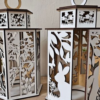 Intra απο ξύλο plywood Χρώμα wenge 3mm-4mm πάχος - Σετ Πασχαλινών & Θρησκευτικών Φαναριών Δίασταση 4x4 cm INTRAFABR-99929195 - Image 5