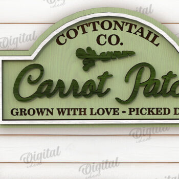 Intra απο ξύλο plywood  Χρώμα wenge 3mm-4mm πάχος - Πασχαλινή ρετρό πινακίδα . Σπίτι του Πάσχα Δίασταση 15x15 cm INTRAFABR-79153227 - Image 1