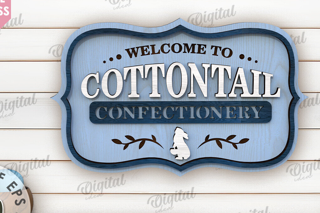 Intra απο ξύλο plywood  Χρώμα wenge 3mm-4mm πάχος - Πασχαλινή ρετρό πινακίδα . Σπίτι του Πάσχα Δίασταση 15x15 cm INTRAFABR-91352609