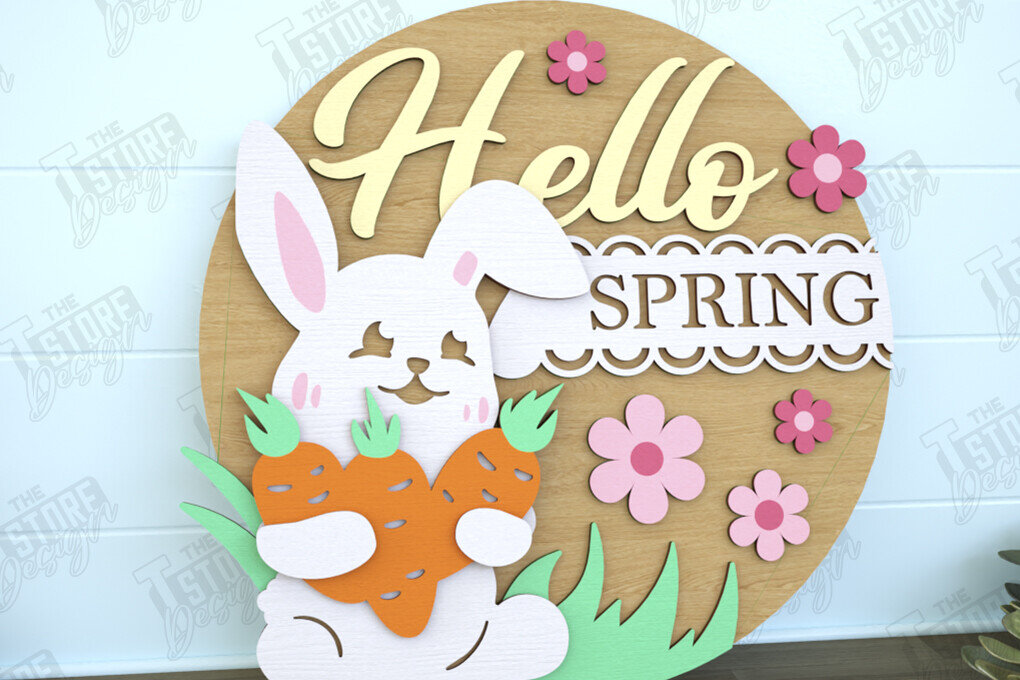 Intra απο ξύλο plywood  Χρώμα wenge 3mm-4mm πάχος - Πασχαλινή Στρογγυλή Πινακίδα | Καλό Πάσχα | CNC Δίασταση 15x15 cm INTRAFABR-91508080