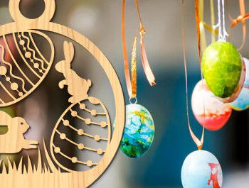 Intra απο ξύλο plywood Χρώμα wenge 3mm-4mm πάχος - Πασχαλινή στρογγυλή πινακίδα Δίασταση 15x15 cm INTRAFABR-97639152 - Image 1