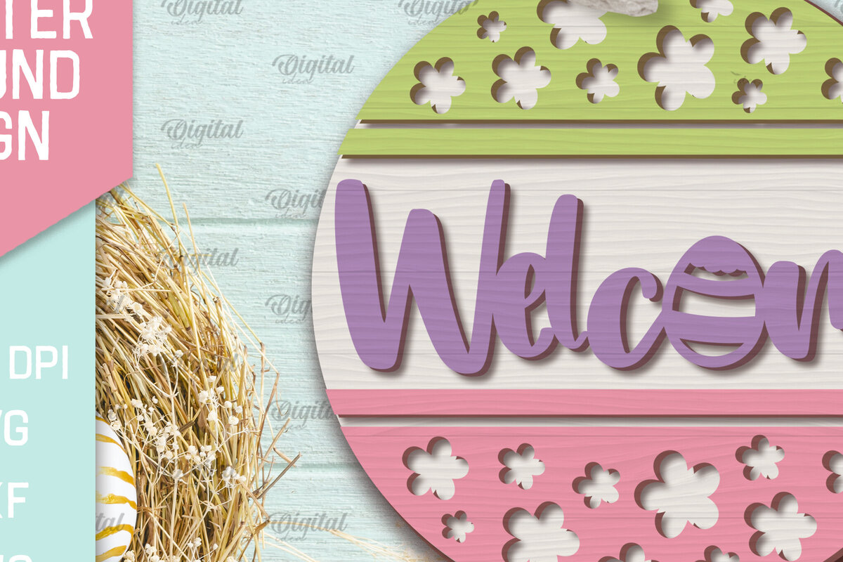 Intra απο ξύλο plywood  Χρώμα wenge 3mm-4mm πάχος - Πασχαλινή Στρογγυλή Πινακίδα . Καλό Πάσχα σημάδι Δίασταση 15x15 cm INTRAFABR-31704500