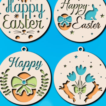 Intra απο ξύλο plywood Χρώμα wenge 3mm-4mm πάχος - Πακέτο για το Πάσχα Δίασταση 15x15 cm INTRAFABR-122154054 - Image 1