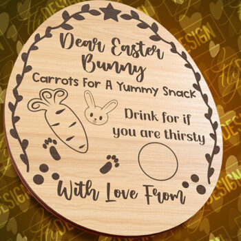 Intra απο ξύλο plywood Χρώμα wenge 3mm-4mm πάχος - Πασχαλινός δίσκος σερβιρίσματος με λέιζερ | CNC Δίασταση 15x15 cm INTRAFABR-125321456 - Image 6