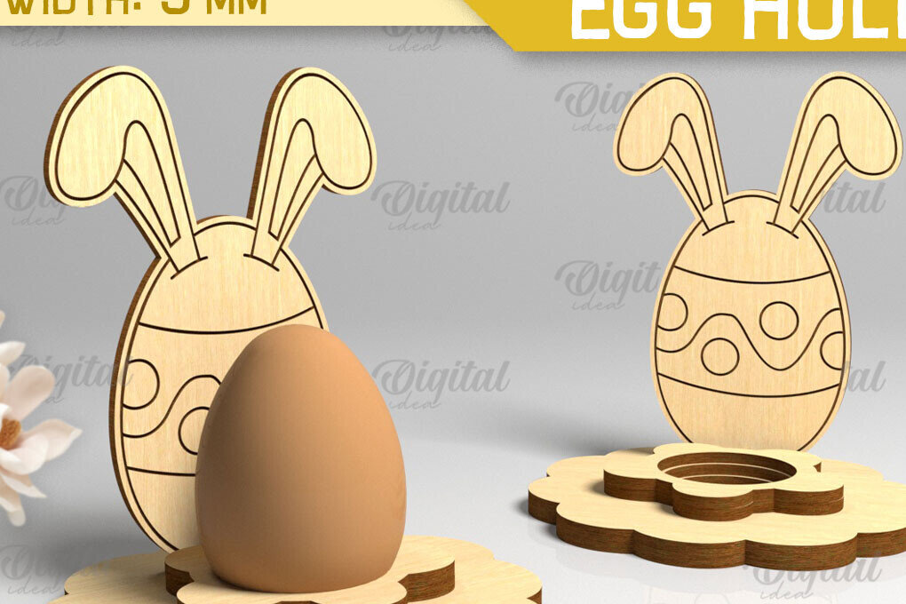 Intra απο ξύλο plywood  Χρώμα wenge 3mm-4mm πάχος - Πασχαλινή Μονή Αυγοθήκη με Δίασταση 15x15 cm INTRAFABR-125321397