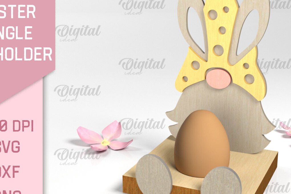 Intra απο ξύλο plywood  Χρώμα wenge 3mm-4mm πάχος - Πασχαλινή Μονή Αυγοθήκη με Δίασταση 15x15 cm INTRAFABR-125321406