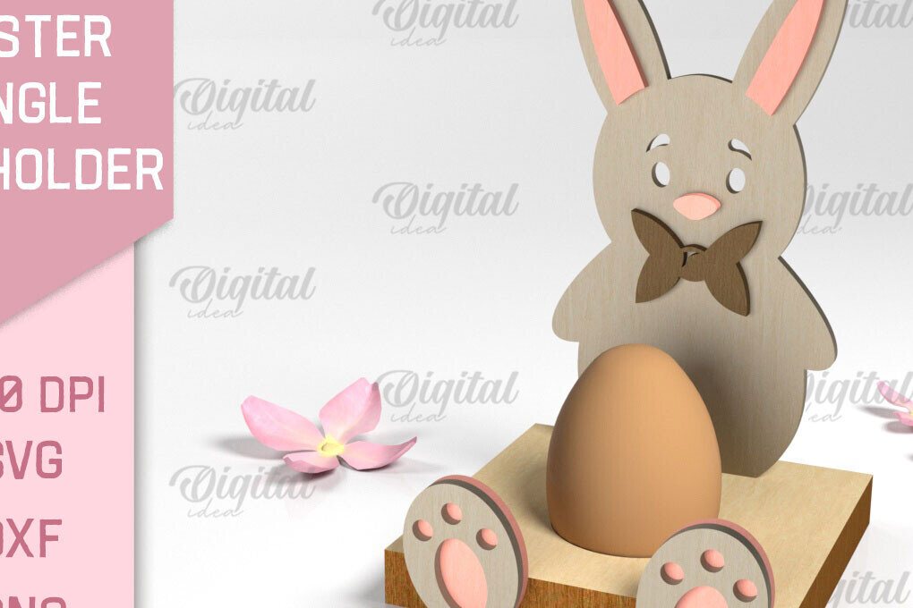 Intra απο ξύλο plywood  Χρώμα wenge 3mm-4mm πάχος - Πασχαλινή Μονή Αυγοθήκη με Δίασταση 15x15 cm INTRAFABR-125321422