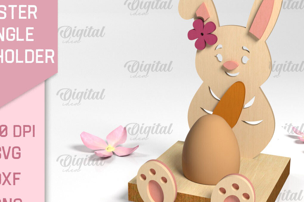 Intra απο ξύλο plywood  Χρώμα wenge 3mm-4mm πάχος - Πασχαλινή Μονή Αυγοθήκη με Δίασταση 15x15 cm INTRAFABR-29390716