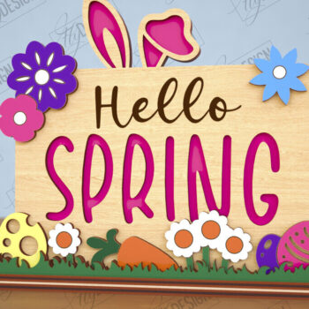 Intra απο ξύλο plywood  Χρώμα wenge 3mm-4mm πάχος - Πασχαλινό περίπτερο | Πασχαλινό λαγουδάκι | Διακόσμηση σπιτιού Δίασταση 15x15 cm INTRAFABR-74820355 - Image 1