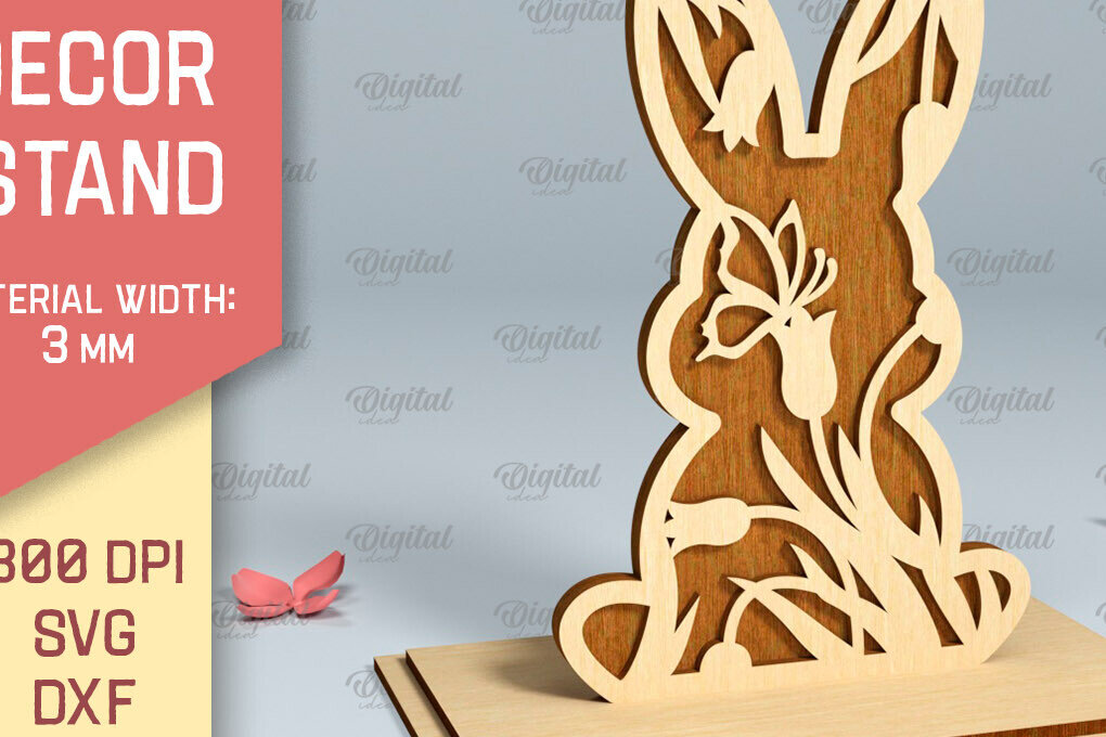 Intra απο ξύλο plywood  Χρώμα wenge 3mm-4mm πάχος - Πασχαλινό περίπτερο . Πασχαλινή διακόσμηση με λέιζερ Δίασταση 15x15 cm INTRAFABR-91205636