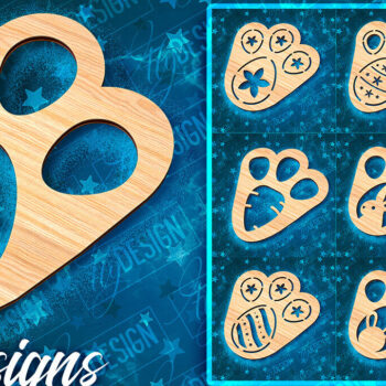 Intra απο ξύλο plywood  Χρώμα wenge 3mm-4mm πάχος - Πασχαλινό στένσιλ | Πασχαλινό σχέδιο Δίασταση 15x15 cm INTRAFABR-93621026 - Image 1