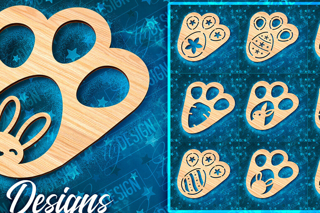 Intra απο ξύλο plywood  Χρώμα wenge 3mm-4mm πάχος - Πασχαλινό στένσιλ | Πασχαλινό σχέδιο Δίασταση 15x15 cm INTRAFABR-93621026