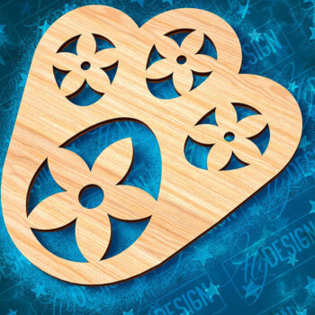 Intra απο ξύλο plywood  Χρώμα wenge 3mm-4mm πάχος - Πασχαλινό στένσιλ | Πασχαλινό σχέδιο Δίασταση 15x15 cm INTRAFABR-93621026 - Image 11