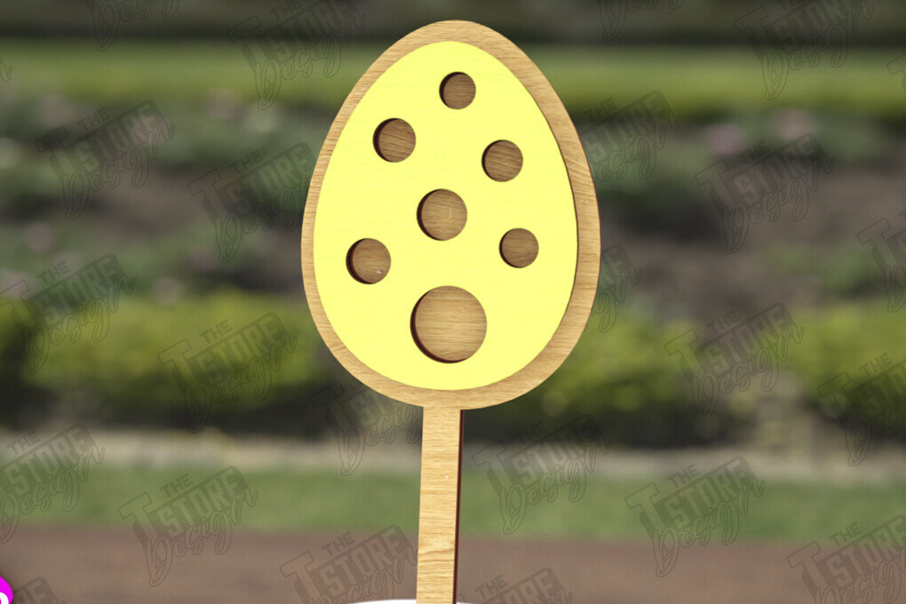 Intra απο ξύλο plywood  Χρώμα wenge 3mm-4mm πάχος - Πασχαλινά μπαστούνια για ανακατεύοντας ποτά | CNC Δίασταση 15x15 cm INTRAFABR-100398509