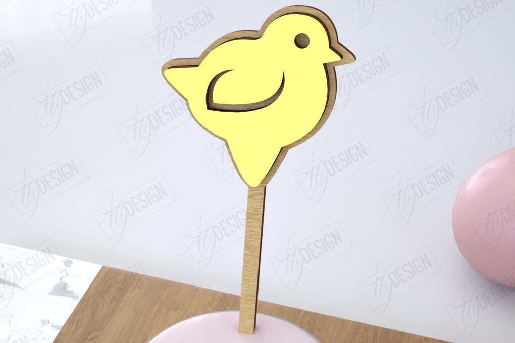 Intra απο ξύλο plywood  Χρώμα wenge 3mm-4mm πάχος - Πασχαλινά μπαστούνια για ανακατεύοντας ποτά | CNC Δίασταση 15x15 cm INTRAFABR-72392064