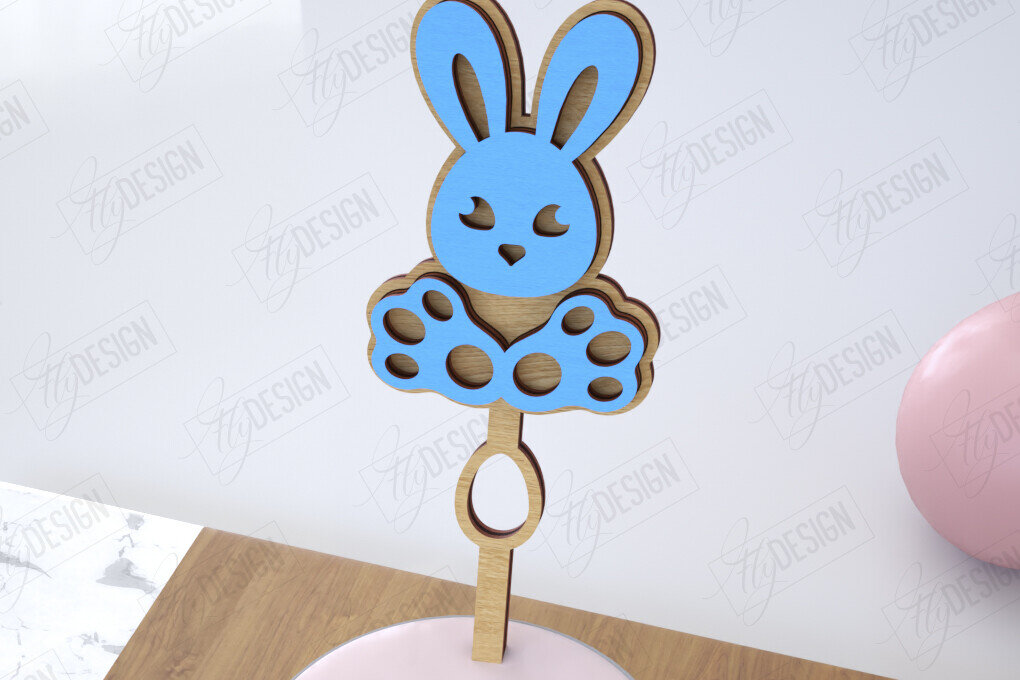 Intra απο ξύλο plywood  Χρώμα wenge 3mm-4mm πάχος - Πασχαλινά μπαστούνια για ανακατεύοντας ποτά | CNC Δίασταση 15x15 cm INTRAFABR-95918414