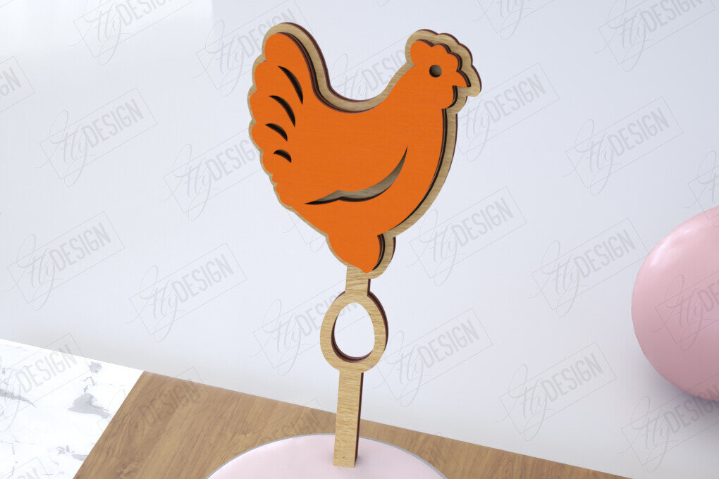 Intra απο ξύλο plywood  Χρώμα wenge 3mm-4mm πάχος - Πασχαλινά μπαστούνια για ανακατεύοντας ποτά | CNC Δίασταση 15x15 cm INTRAFABR-91744429