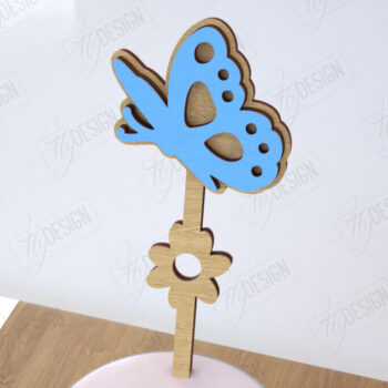 Intra απο ξύλο plywood Χρώμα wenge 3mm-4mm πάχος - Πασχαλινά ραβδιά ανακατεύοντας ποτό |CNC Δίασταση 15x15 cm INTRAFABR-91744436 - Image 9