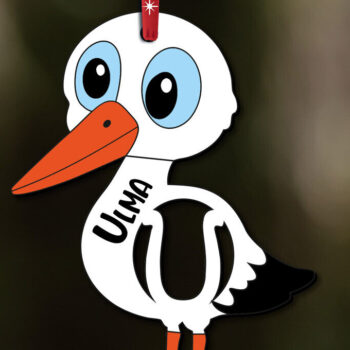 Intra απο ξύλο plywood  Χρώμα wenge 3mm-4mm πάχος - Πασχαλινό απόθεμα Letter U Όνομα καλαθιού Δίασταση 6x6 cm INTRAFABR-94856519 - Image 3