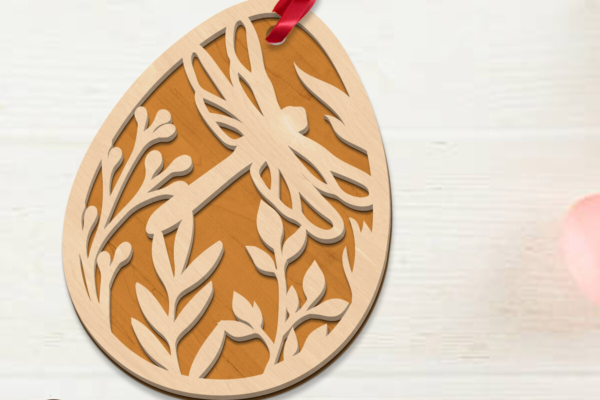 Intra απο ξύλο plywood  Χρώμα wenge 3mm-4mm πάχος - Διακοσμητικό κομμένο με στρώσεις πασχαλινής ετικέτας Δίασταση 3x4 cm INTRAFABR-95715544