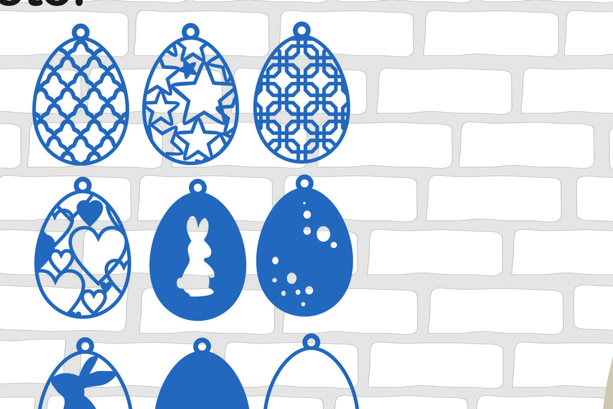 Intra απο ξύλο plywood  Χρώμα wenge 3mm-4mm πάχος - Πασχαλινές ετικέτες Πακέτο αρχείων κοπής με λέιζερ Δίασταση 15x15 cm INTRAFABR-99218621