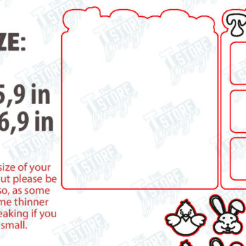 Intra απο ξύλο plywood  Χρώμα wenge 3mm-4mm πάχος - Πασχαλινό Tic Tac Toe | Νότες και Σταυροί Δίασταση 15x15 cm INTRAFABR-24083603 - Image 2