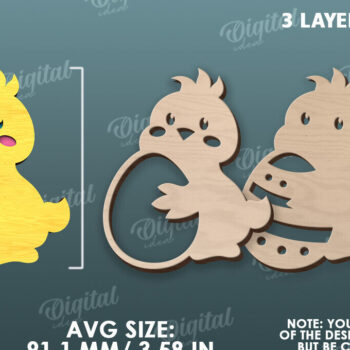 Intra απο ξύλο plywood  Χρώμα wenge 3mm-4mm πάχος - Δίσκος κοπής με λέιζερ Πασχαλινός Δίσκος Δίασταση 15x15 cm INTRAFABR-22324163 - Image 9