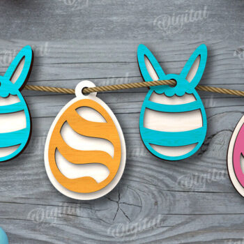 Intra απο ξύλο plywood  Χρώμα wenge 3mm-4mm πάχος - Δίσκος κοπής με λέιζερ Πασχαλινός Δίσκος Δίασταση 15x15 cm INTRAFABR-22324163 - Image 10