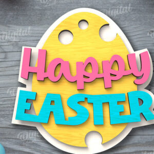 Intra απο ξύλο plywood  Χρώμα wenge 3mm-4mm πάχος - Πασχαλινός δίσκος με λέιζερ. Πασχαλινό Δίασταση 15x15 cm INTRAFABR-115140874