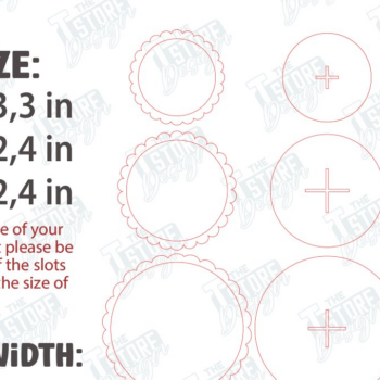 Intra απο ξύλο plywood Χρώμα wenge 3mm-4mm πάχος - Πασχαλινός Δίσκος | Στρογγυλό σταντ | CNC Δίασταση 15x15 cm INTRAFABR-23518798 - Image 2