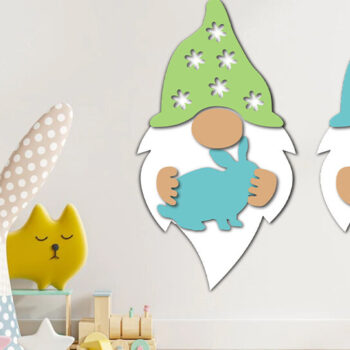 Intra απο ξύλο plywood Χρώμα wenge 3mm-4mm πάχος - Πασχαλινός δίσκος Πακέτο κοπής με λέιζερ Δίασταση 15x15 cm INTRAFABR-22639393 - Image 6