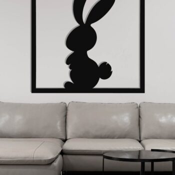 Intra απο ξύλο plywood Χρώμα wenge 3mm-4mm πάχος - με λέιζερ Πασχαλινής Τέχνης Τοίχου Δίασταση 40x50 cm INTRAFABR-113981135 - Image 3